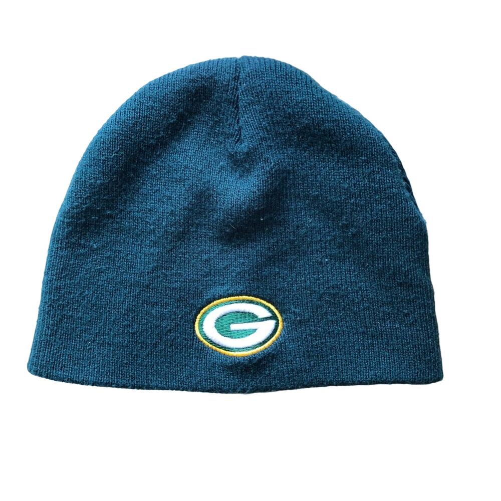 NFL Green Bay Packers Football Youth Knit Embroidered Logo Winter Beanie Hat
